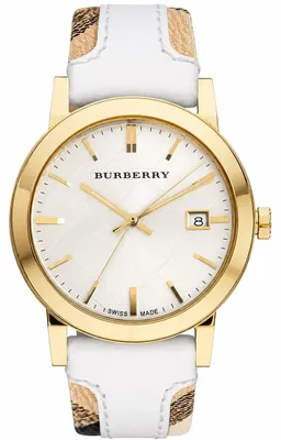 Zdjęcie produktu dla Zegarek damski Burberry The City w kolorze złotym i białym