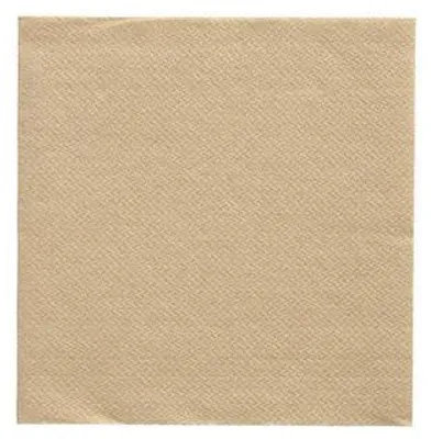 Produktbild von 400 Papstar Servietten DAILY Collection 1/4-Falz 24 cm x 24 cm sand 89597