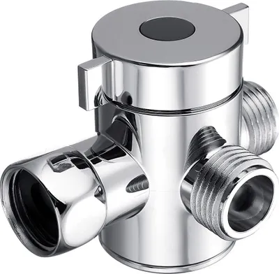 Productafbeelding van Multifunctionele douchekop-omsteller met 3 standen, G1/2" aansluiting. Adapterventiel met drie functies