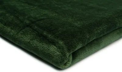 Obrázek produktu pro Minkee plyšová hladká oboustranná Umělá kožešina, lesní zelená 50 x 160 cm