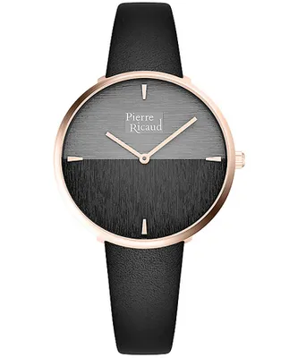 Produktbild von Pierre Ricaud Damenuhr P22086.92R4Q schwarz