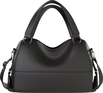 Produktbild von Damen Vegane Shopper Tasche Hobo Bag Umhänge Tasche 30669 Black