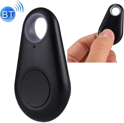 Obrázek produktu pro CHPN – Lokátor klíčů – Sledovač klíčů – Klíčenka – Bluetooth 4.0 | 1 kus - Černá - Dosah 25 metrů - Sledovač polohy - Aplikace - Vhodné pro iPhone a Samsung | Sledovač pro domácí zvířata