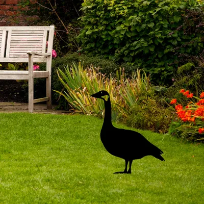 Image de Evila Originals, Goose 01, objet décoratif, noir, 64 x 44 cm