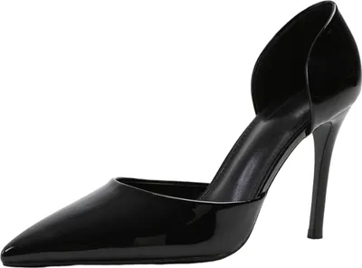 Produktbild von Where´s That From - Damen Hohe Absätze "Athens", Patent Kunstleder WM404 (39 EU) (Schwarz)