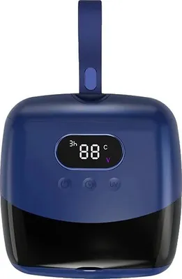 Obrázek produktu pro Přenosná sušička, systém se dvěma ventilátory, digitální ovládání s dotykovým displejem, modrá