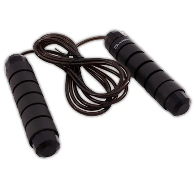 Produktbild von Lacers Petrolline Springseil–Verstellbares Fitness-Springseil schwarz-275cm Profi-Springseil für Cardio, CrossFit, Boxen & Training/rutschfeste Griffe