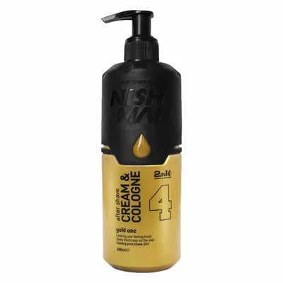 Obrázok produktu pre Hydratačný krém-kolínska po holení Nishman 4 Gold 1 Million 2v1 400ml
