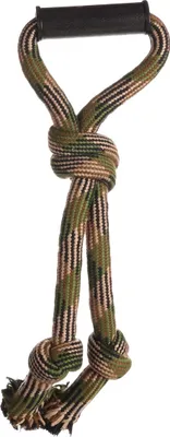 Produktbild von Flamingo Hundespielzeug Joe Zerrseil mit 3 Knoten camouflage