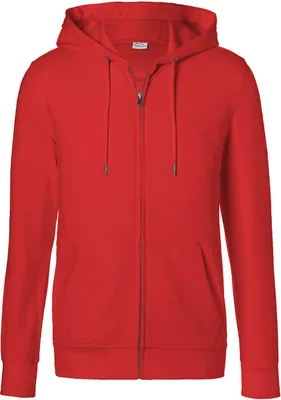Produktbild von Kübler Shirts Kapuzen-Sweatjacke mittelrot Gr. M