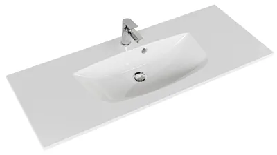 Produktbild von Pelipal Mineralmarmor-Waschtisch, Serie 6025 BME007M1170101 123 cm