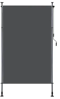 Image de Store extérieur - 150 x 270 cm - Résistant aux UV - Store d'ombrage - Store pour terrasse - Pour l'extérieur - Anthracite