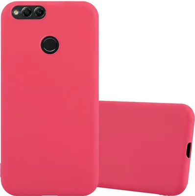 Obrázek produktu pro Cadorabo Case for Honor 7X Protective Cover in Red Pouzdro na mobilní telefon TPU Silicone Case Cover