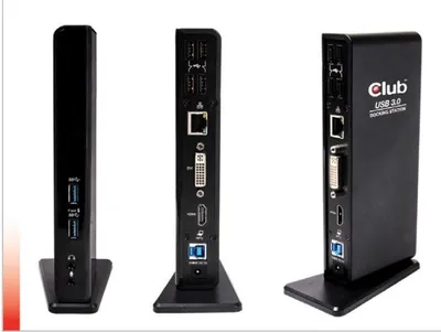 Immagine prodotto di Club 3D SenseVision USB 3.0 Docking Station con doppio schermo