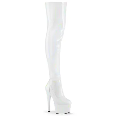 Produktbild von ADORE-3000HWR Damen Boots von Pleaser, Weiß , EU 37, US 7