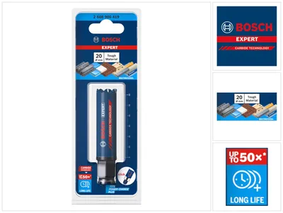 Obrázok produktu pre Píla na diery Bosch EXPERT Tough Material 20 x 60 mm karbid ( 2608900419 ) Univerzálna - nástupca 2608594163
