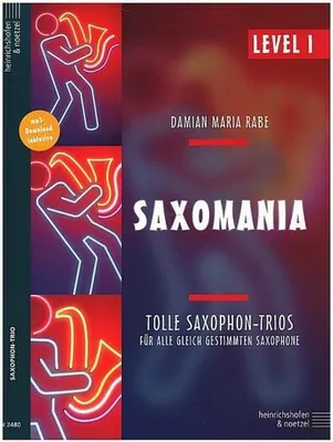 Produktbild von Saxomania - Level I, Partitur und Stimmen