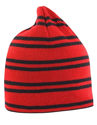 Immagine prodotto di Result Winter Essentials R354X | Team Reversible Beanie Berretto invernale - Colore: Rosso/Nero/Nero - Taglia: Taglia unica