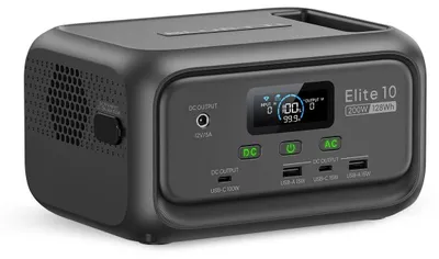 Zdjęcie produktu dla Stacja zasilania przenośna - 128 Wh LiFePO4 - Gniazdo 200 W, UPS i ładowanie USB-C 100 W