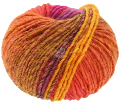 Produktbild von Lana Grossa - Colors For You 0139 fuchsia rost orangegelb dunkelbraun lila rot koralle orange