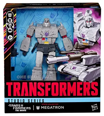 Image de Hasbro Transformers : Le Film, Série Studio, figurine Megatron, "Un seul survivra", 21,5 cm