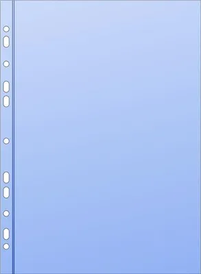 Image de Enveloppes Euro colorées - A4, brillantes, bleues, 50 mic, 25 pcs