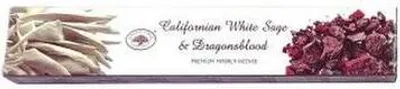 Produktbild von Räucherstäbchen Green Tree "Californian White Sage & Dragonsblood" 15gr.