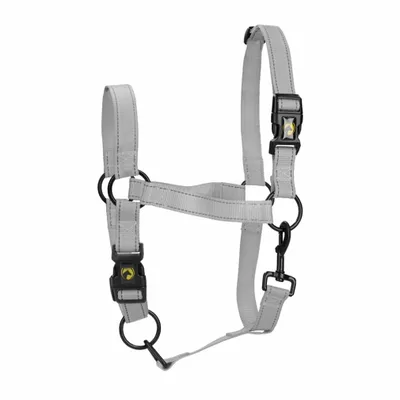 Productafbeelding van Excellent Horse Premium halster, grijs, maat: M