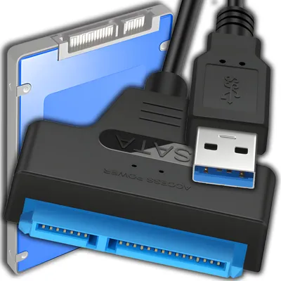 Produktbild von Adaptér SATA na USB 3.0 pre 2,5" pevný disk SATA HDD SSD konvertor Dokovacia stanica HDD Dokovacia stanica IDE Super Speed Retoo
