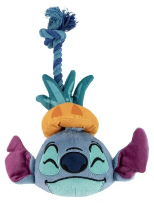 Productafbeelding van Disney Lilo & Stitch, ananasvormig, piepend touw, honden speelgoed, 28 cm