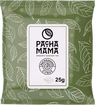 Produktbild von Pachamama - Guayusa Tee Bio Citrus Minze 25g - Handgeerntet, Mit Hibiskus, Orangenöl - Natürliche Energie, Harmonisch Belebend - Aus Ecuador