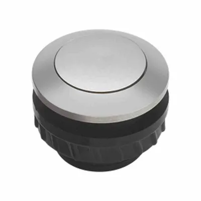 Image de Grothe Bouton-poussoir de sonnette simple 62002 Aluminium 24 V/1,5 A (62002)