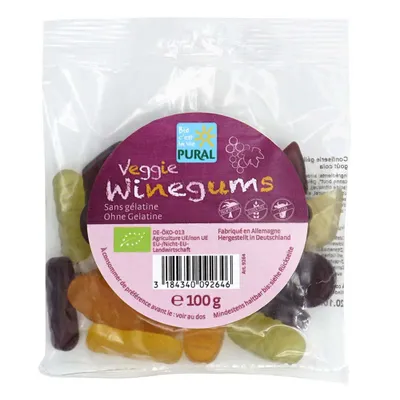 Produktbild von Fruchtgummi - Veggie Winegums 100g