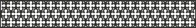 Produktbild von Designeinsatz GroJa Flex Oriental 179,5 x 25,5 cm anthrazit