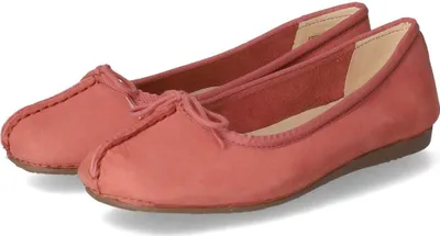 Productafbeelding van Clarks Damen ballerina's FRECKLE ICE, kleur: rood, materiaal: leer, maat: 3
