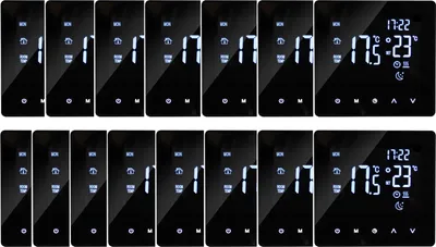 Obrázek produktu pro 12X Smart Thermostat 3A pokojový termostat Vodní topení Podlahové topení, dotykový LCD displej, programovatelné podlahové topení