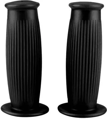 Produktbild von Paar von 1 Zoll 25/28mm Universal Motorrad Vintage TPU -Griff -Lenkerschwarz schwarz