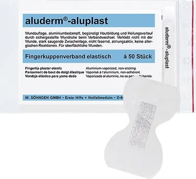 Produktbild von SÖHNGEN® 1009185 aluderm®-aluplast Fingerkuppenverband - elastisch, 50 Stück
