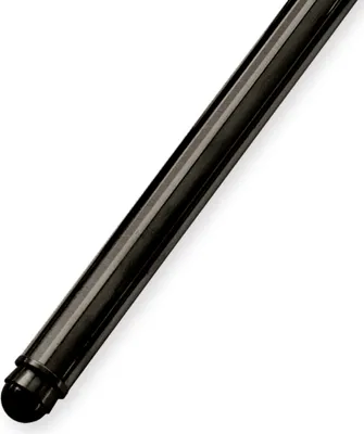 Produktbild von Treppenläuferstange Massiv mit Eichelknöpfen 9 x 9 x 900 mm Messing schwarz 9 mm Durchmesser Küberit