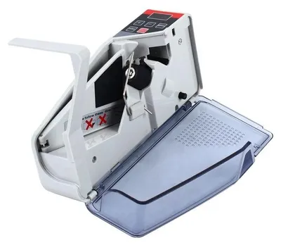 Immagine prodotto di Contasoldi portatile, 600 banconote/min, display a LED, BIANCO