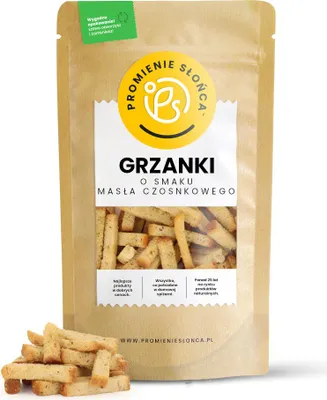 Zdjęcie produktu dla Grzanki o Smaku Masła Czosnkowego 200 g