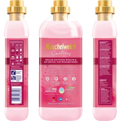 Produktbild von Kuschelweich Emotions Wohlbefinden Weichspüler 1 l DE