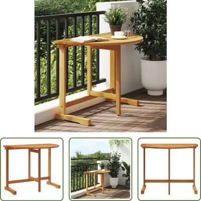 Obrázek produktu pro The Living Store Skládací balkonový stůl 90x60x72 cm z masivního dřeva akácie