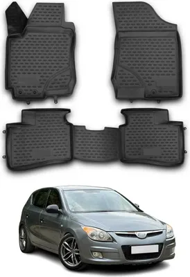 Immagine prodotto di 2007-2012 Hyundai i30 tappetini TPE nero 4 pz