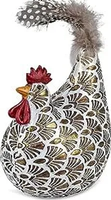 Produktbild von Osterdekoration Osterschmuck Osterhuhn Huhn 9cm Keramik Festival-Relief