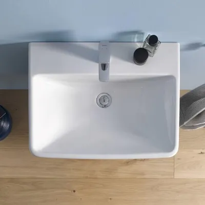 Produktbild von Duravit No. 1 Möbelwaschtisch 60 cm, mit 1 Hahnloch und Überlauf