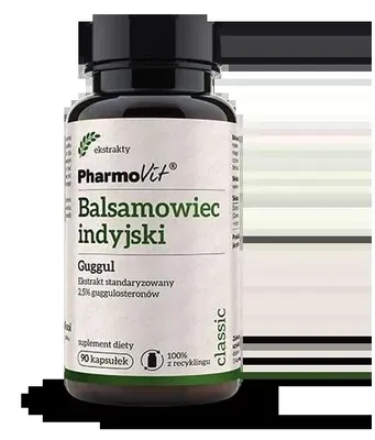 BALSAMOWIEC INDYJSKI EKSTRAKT (400 mg) BEZGLUTENOWY 90 KAPSUŁEK - PHARMOVIT (CLASSIC)