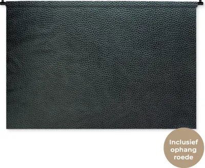 Produktbild von MuchoWow® Wandteppich Wandbehang Leder - Textur - Schwarz - Grün - Hell 150x100 cm Tapisserie Dekoration Wandtuch - Waschbar - Tapisserien - Wand-Decke