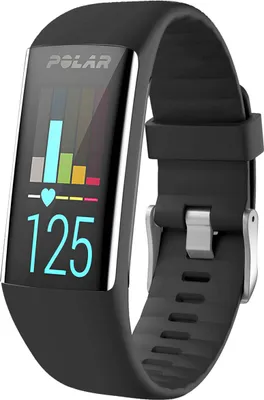 Produktbild von Polar A360, Polar A370 Band: imoshion Silikonband mit Klicksystem silberne Schnalle