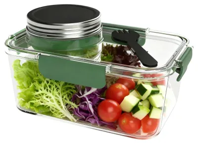 Immagine prodotto di Contenitore per alimenti, ideale per il pranzo, con coperchio, capacità 74 ml